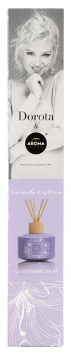AROMA HOME & Dorota - Patyczki zapachowe - Lawenda z cytryną - Uzupełnienie - 100 ml