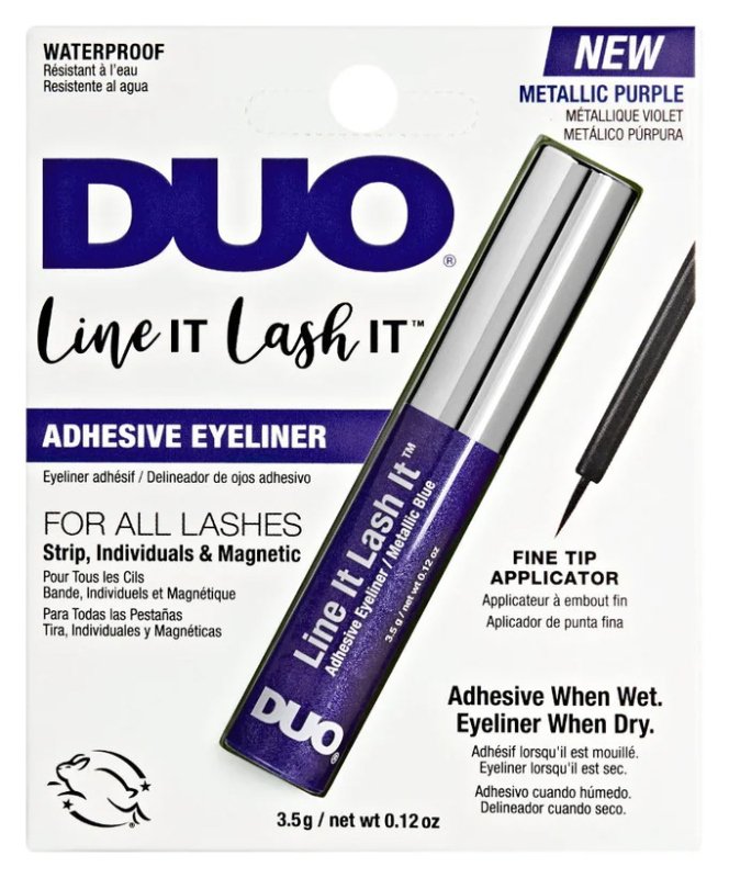 DUO Metallic Purple Waterproof Eyeliner & Lash Glue 3.5g