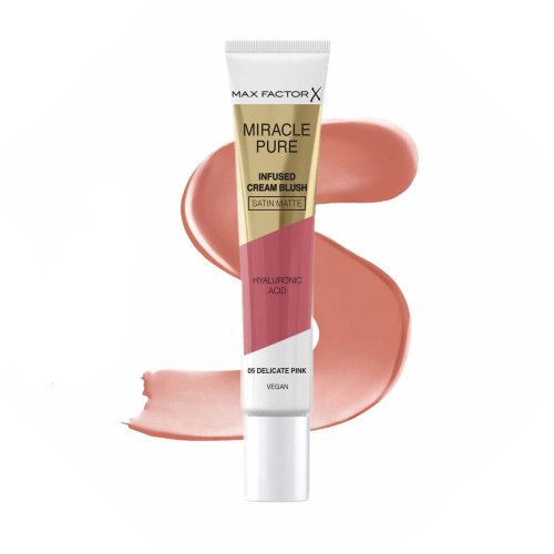 Max Factor - MIRACLE PURE - Infused Cream Blush - Róż do policzków w kremie - 15 ml  - 05 Delicate Pink