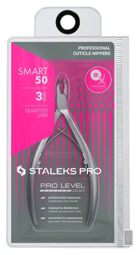 Staleks - PRO SMART - Professional Cuticle Nippers - Cążki do skórek 3 mm - NS-50-3