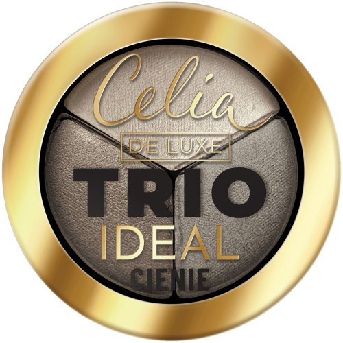 Celia - De Luxe - Trio Ideal - Satynowe cienie do powiek - 4 g