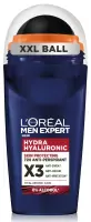 L'Oréal - MEN EXPERT - HYDRA HYALURONIC - 72h Anti-perspirant - Antyperspirant w kulce - 50 ml 