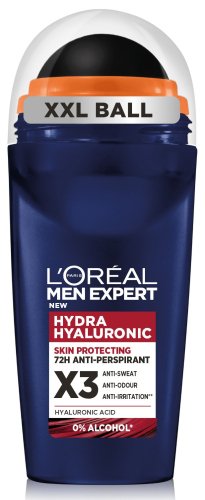 L'Oréal - MEN EXPERT - HYDRA HYALURONIC - 72h Anti-perspirant - Antyperspirant w kulce - 50 ml 