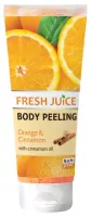Fresh Juice - Body Peeling - Peeling do ciała - Pomarańcza i Cynamon - 200 ml
