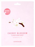 BARONESS - Cherry Flower Mask Sheet - Rozświetlająca maska w płachcie z ekstraktem z kwiatu wiśni - 21 g
