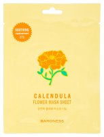 BARONESS - Calendula Flower Mask Sheet - Kojąca maska w płachcie z ekstraktem z kwiatu nagietka - 21 g