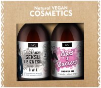 LaQ - Pełną Parą - Seks i Biznes & Magnolia - Zestaw prezentowy dla niej i dla niego - 2 x Żel pod prysznic 500 ml