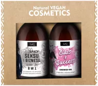 LaQ - Pełną Parą - Seks i Biznes & Magnolia - Zestaw prezentowy dla niej i dla niego - 2 x Żel pod prysznic 500 ml