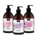 LaQ - I'm The Best Set - Czyściopak - Dama w kąpieli - Zestaw 3 żeli pod prysznic - Piwonia 500 ml + Niezapominajka 500 ml + Magnolia 500 ml    