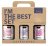 LaQ - I'm The Best Set - Czyściopak - Dama w kąpieli - Zestaw 3 żeli pod prysznic - Piwonia 500 ml + Niezapominajka 500 ml + Magnolia 500 ml    