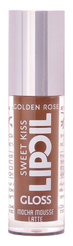 Golden Rose - Sweet Kiss Lip Oil Gloss - Olejek do ust z efektem błyszczyka - 4,7 ml - 05 Mocha Mousse Latte 