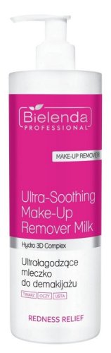 Bielenda Professional - Redness Relief - Ultra-Soothing Make-Up Remover Milk - Ultrałagodzące mleczko do demakijażu - 500 ml 
