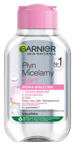 GARNIER - Skin Naturals - Micellar Water 3in1 - Sensitive Skin - 100 ml