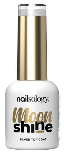 Clavier - Nailsology - Moon Shine Silver Top Coat - Nawierzchniowy top do paznokci - 8 ml