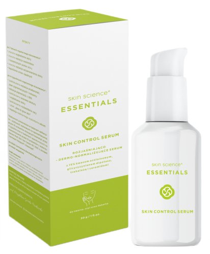 Skin Science - Essentials - Skin Control Serum - Rozjaśniająco-dermo-normalizujące serum do twarzy - 30 g 