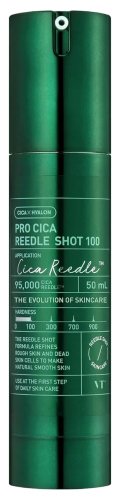 VT Cosmetics - Cica x Hyalon - 100 Pro Cica Reedle Shot - Kojący mikroigłowy booster do twarzy - 50 ml