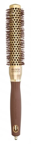 Olivia Garden - Expert Blowout Speed - Szczotka do modelowania włosów - Gold & Brown - 25 mm