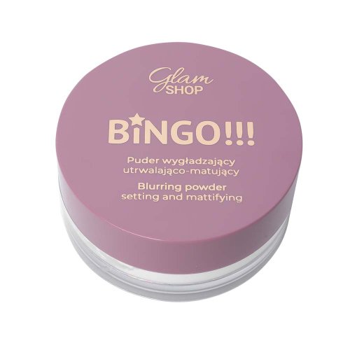 Glam SHOP - Bingo!!! Blurring Powder - Utrwalająco-matujący puder wygładzający - 13 g