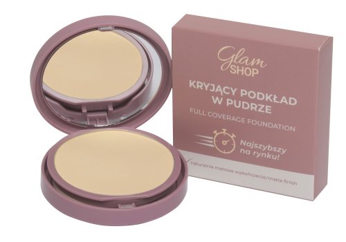 Glam SHOP - Full Coverage Foundation - Covering powder foundation - 10 g
