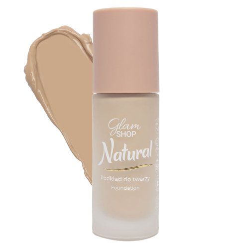 Glam SHOP - Natural Foundation - Face foundation - 25 ml  - Biszkoptowy 2