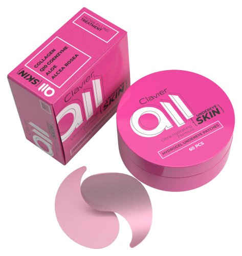 Clavier - Hydrogel Undereye Patches - Nawilżająco-wypełniające żelowe płatki pod oczy - 60 szt.