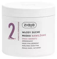 ZIAJA - Owoc Granatu - Nawilżająca maska kondycjonująca do włosów suchych - 350 ml