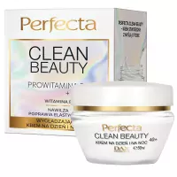 Perfecta - Clean Beauty - Wygładzający krem na dzień i na noc 40+ - 50 ml 