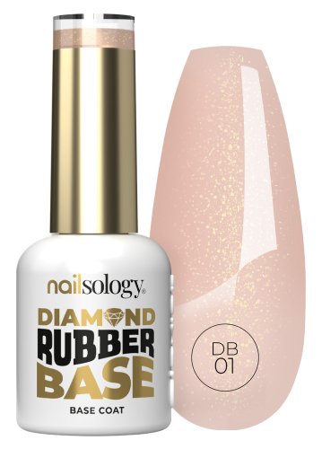 Clavier - Nailsology - Diamond Rubber Base - Lakier podkładowy pod lakier hybrydowy - 8 ml - DB01
