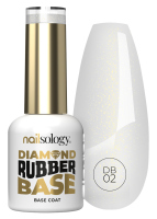 Clavier - Nailsology - Diamond Rubber Base - Lakier podkładowy pod lakier hybrydowy - 8 ml - DB02 - DB02