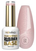 Clavier - Nailsology - Diamond Rubber Base - Lakier podkładowy pod lakier hybrydowy - 8 ml - DB06 - DB06
