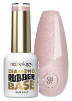 Clavier - Nailsology - Diamond Rubber Base - Lakier podkładowy pod lakier hybrydowy - 8 ml - DB07 - DB07