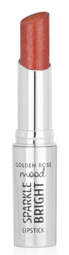 Golden Rose - Mood - Sparkle Bright Lipstick - Błyszcząca pomadka do ust - 3,3 g - 152 Peach Glam 