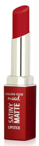 Golden Rose - Mood - Satiny Matte Lipstick - Matowa pomadka do ust - 3,5 g - 08 Candy Red 