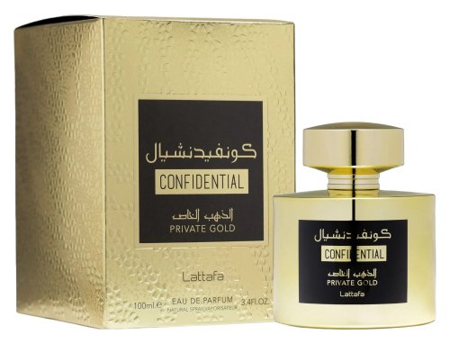 Lattafa - Confidential Private Gold - Woda perfumowana Unisex - 100 ml