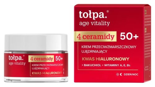 Tołpa - Age Vitality 4 Ceramidy - Przeciwzmarszczkowy krem ujędrniający do twarzy 50+ - 50 ml