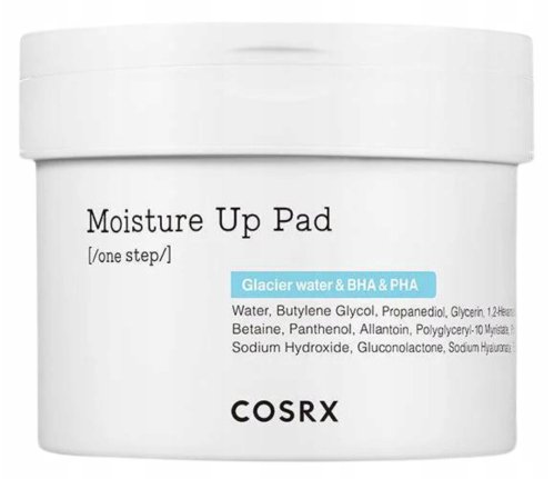 COSRX - One Step Moisture Up Pad - Nawilżająco-złuszczające płatki do twarzy - 70 szt