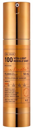 VT Cosmetics - Cica x Hyalon - 100 Vita-Light Reedle Shot - Booster mikroigłowy do twarzy z witaminą C - 50 ml 