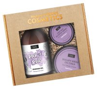 LaQ - Niezapominajka - Gift Set for Women - Shower Gel 500 ml + Body Cream 200 ml + Face Mousse 40 g