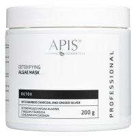 APIS - Professional - Detox - Algae Mask - Detoxifying algae mask with bamboo charcoal and ionized silver - 200 g