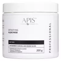 APIS - Professional - Detox - Algae Mask - Detoxifying algae mask with bamboo charcoal and ionized silver - 200 g