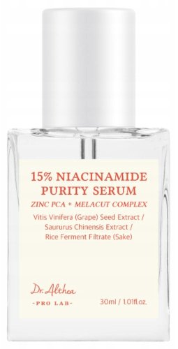 Dr. Althea - 15% Niacinamide Purity Serum - Rozjaśniające serum do twarzy z niacynamidem - 30 ml 