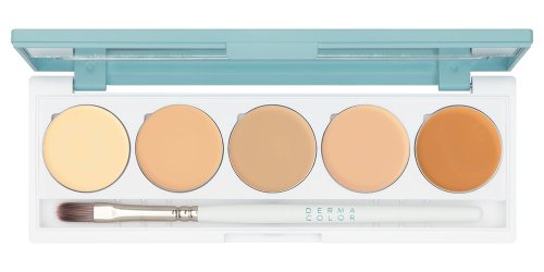 KRYOLAN - Dermacolor - CAMOUFLAGE CREME - Paletka 5 Kamuflaży - ART. 75015