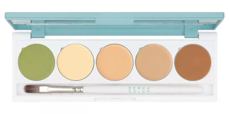 Палетка корректоров Kryolan Dermacolor Camouflage Creme маскирующая, 5 оттенков, оттенок 3