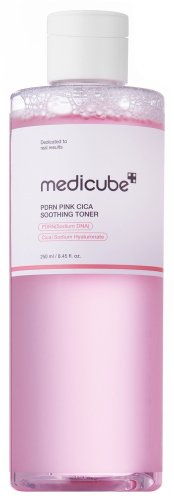 Medicube - PDRN Pink Cica Soothing Toner - Nawilżająco-rozjaśniający tonik do twarzy - 250 ml