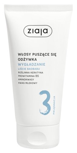 ZIAJA - Włosy roślinnie pielęgnujemy - Wygładzająca odżywka do włosów puszących się - 160 ml