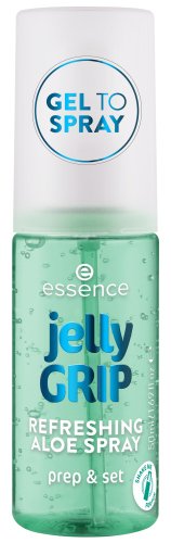 Essence - Jelly Grip - Refreshing Aloe Spray - Nawilżający spray odświeżający do twarzy - 50 ml 