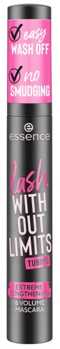 Essence - Lash Without Limits Tubing - Extreme Lengthening & Volume Mascara - Wydłużający tusz do rzęs dodający objętości - 13 ml 