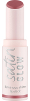Essence - Satin Glow - Luminous Shine Lipstick - Lśniąca pomadka do ust - 3,5 g  - 03 Rose And Shine  - 03 Rose And Shine 