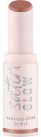 Essence - Satin Glow - Luminous Shine Lipstick - Lśniąca pomadka do ust - 3,5 g  - 01 Whole Latte Love  - 01 Whole Latte Love 