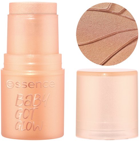 Essence - Baby Got Glow - Highlighter Stick - Rozświetlacz w sztyfcie - 5,5 g     - 10 Golden Aura 